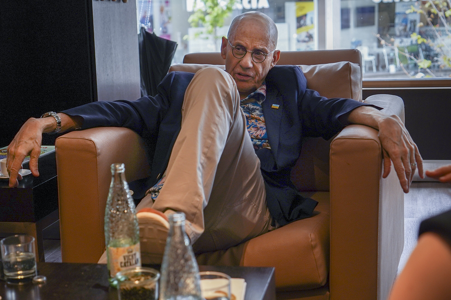 James Ellroy durante la entrevista con Letra Global / LENA PRIETO