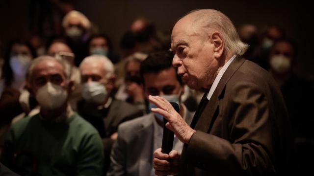 El expresidente de la Generalitat, Jordi Pujol, en una intervención pública / DAVID ZORRAKINO - EUROPA PRESS