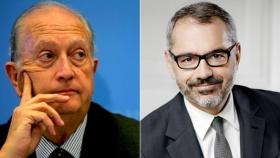 Juan José Brugera (i), presidente de Colonial y del Círculo de Economía, y Marc Puig (d), máximo ejecutivo de la firma perfumera familiar / FOTOMONTAJE DE CG