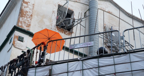 Una de las casas okupadas del barrio de la Bonanova / GALA ESPÍN
