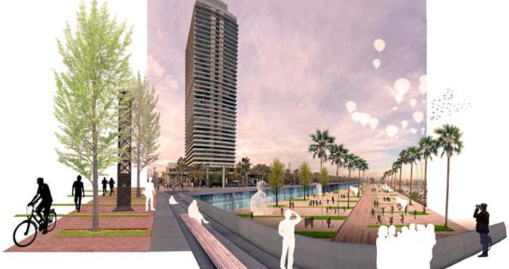 Recreación del Puerto Olímpico sin discotecas, tal y como prometió el Ayuntamiento de Barcelona / AJBCN