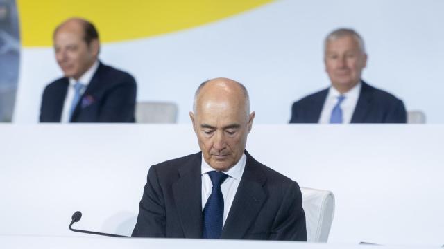 El presidente de Ferrovial, Rafael del Pino, en la junta en la que se aprobó el traslado de la sede a Países Bajos / EP