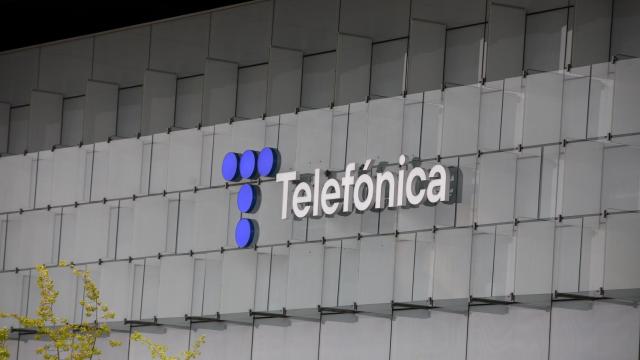 Edificio de la sede de Telefónica en Madrid