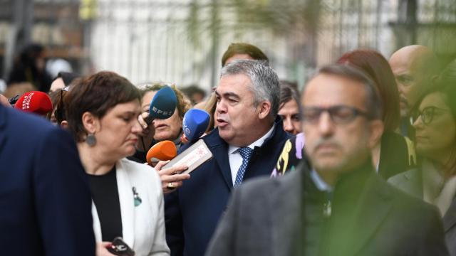 Santos Cerdán, exsecretario de organización del PSOE, en el Congreso de Diputados