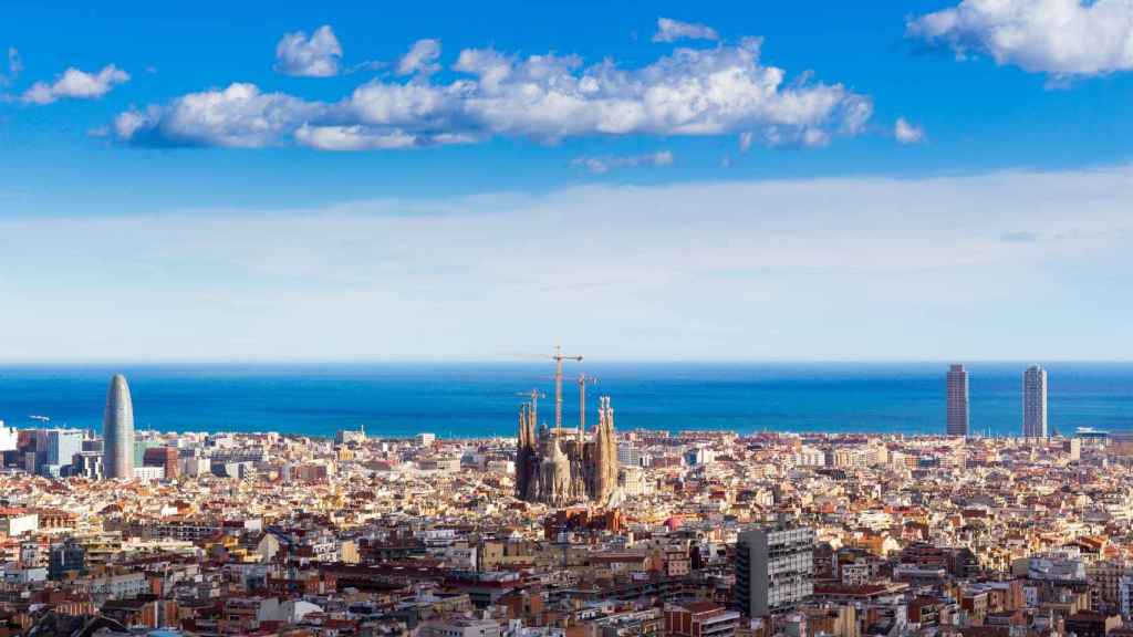 Cielo despejado en Barcelona