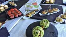 Tapas de alcachofas