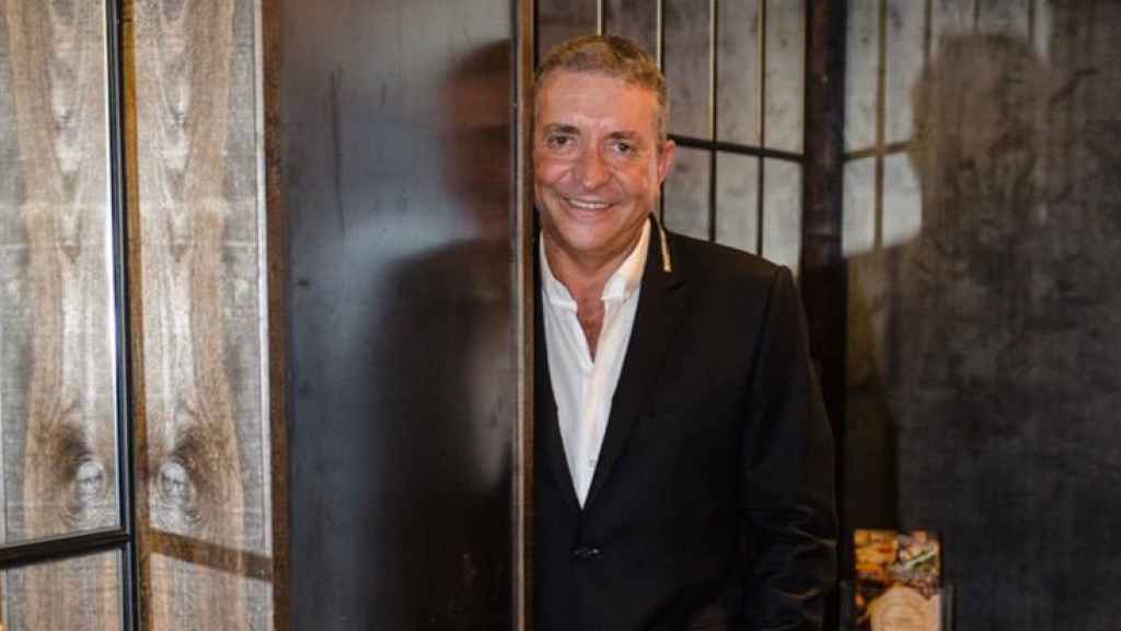 Jaime Veiga en la Pulpería Can Lampazas del Paral·lel de Barcelona