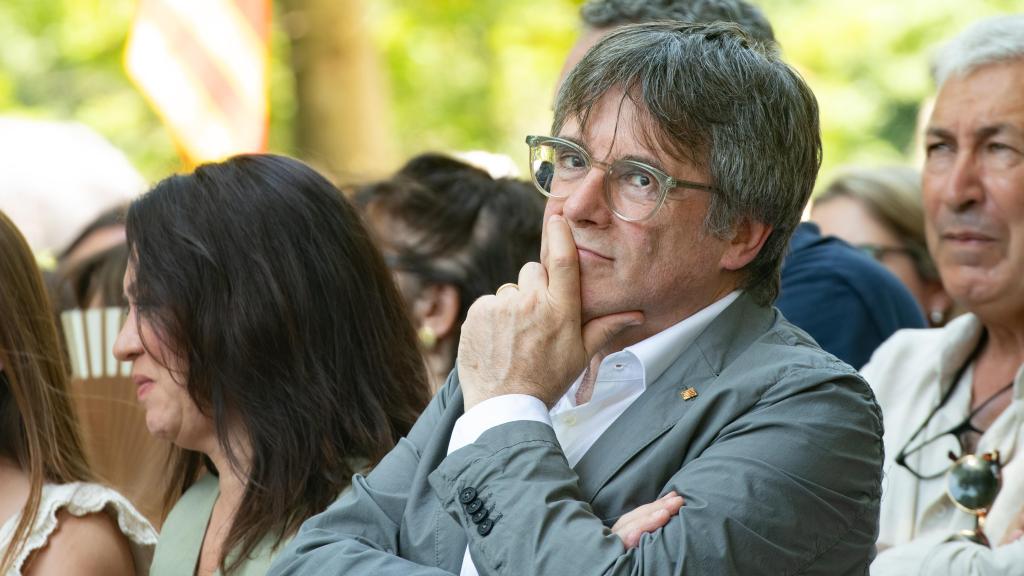 El expresidente de la Generalitat y líder de Junts, Carles Puigdemont