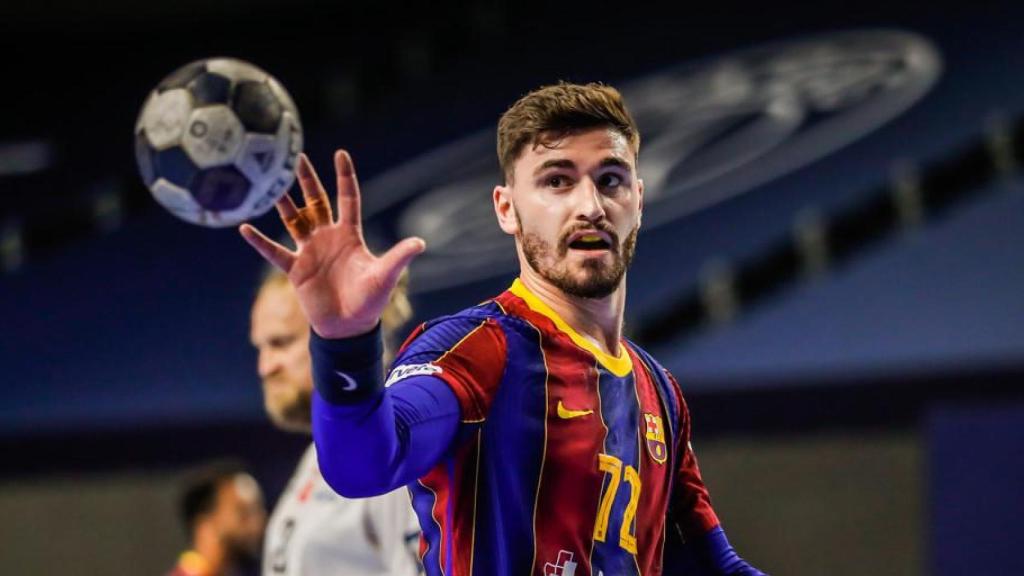 Ludovic Fàbregas, en un partido con el Barça