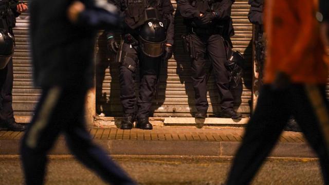 Dispositivo policial en Salt