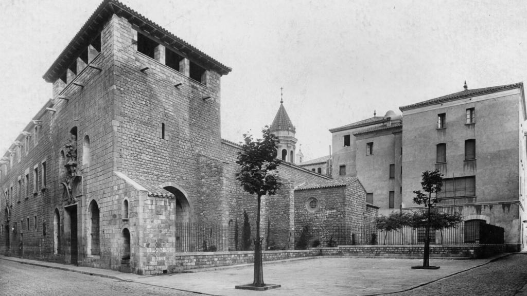 Fotografía histórica de La Capella