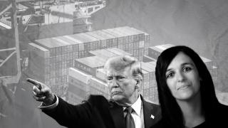 La líder de Aliança Catalana, Sílvia Orriols, y el presidente de los Estados Unidos, Donald Trump