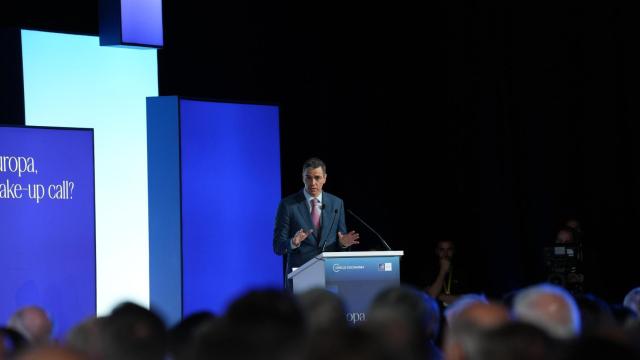 El presidente del Gobierno, Pedro Sánchez, en la Reunión del Cercle d'Economia