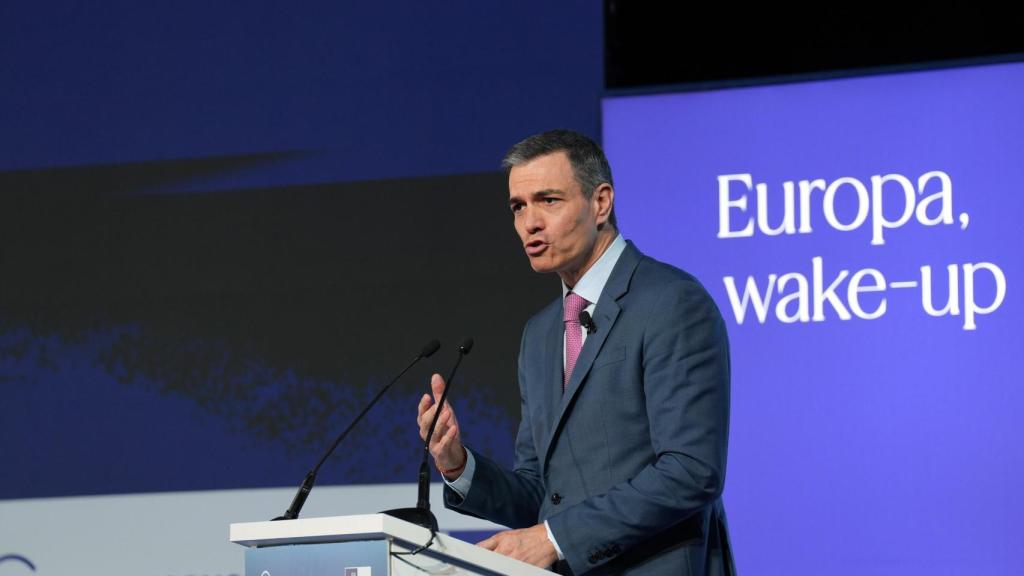 El presidente del Gobierno, Pedro Sánchez, en el foro económico