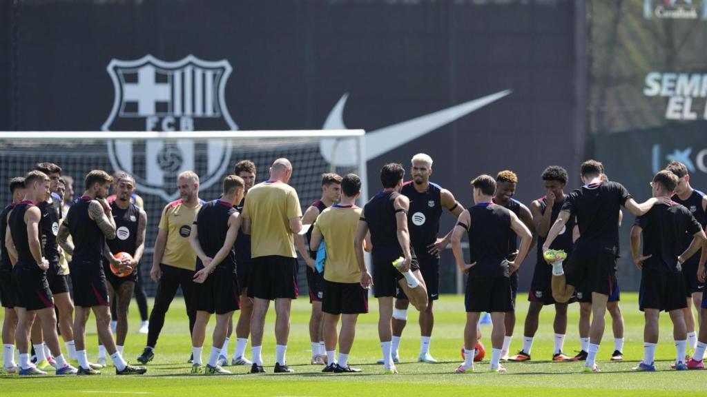 Entrenamiento del Barça