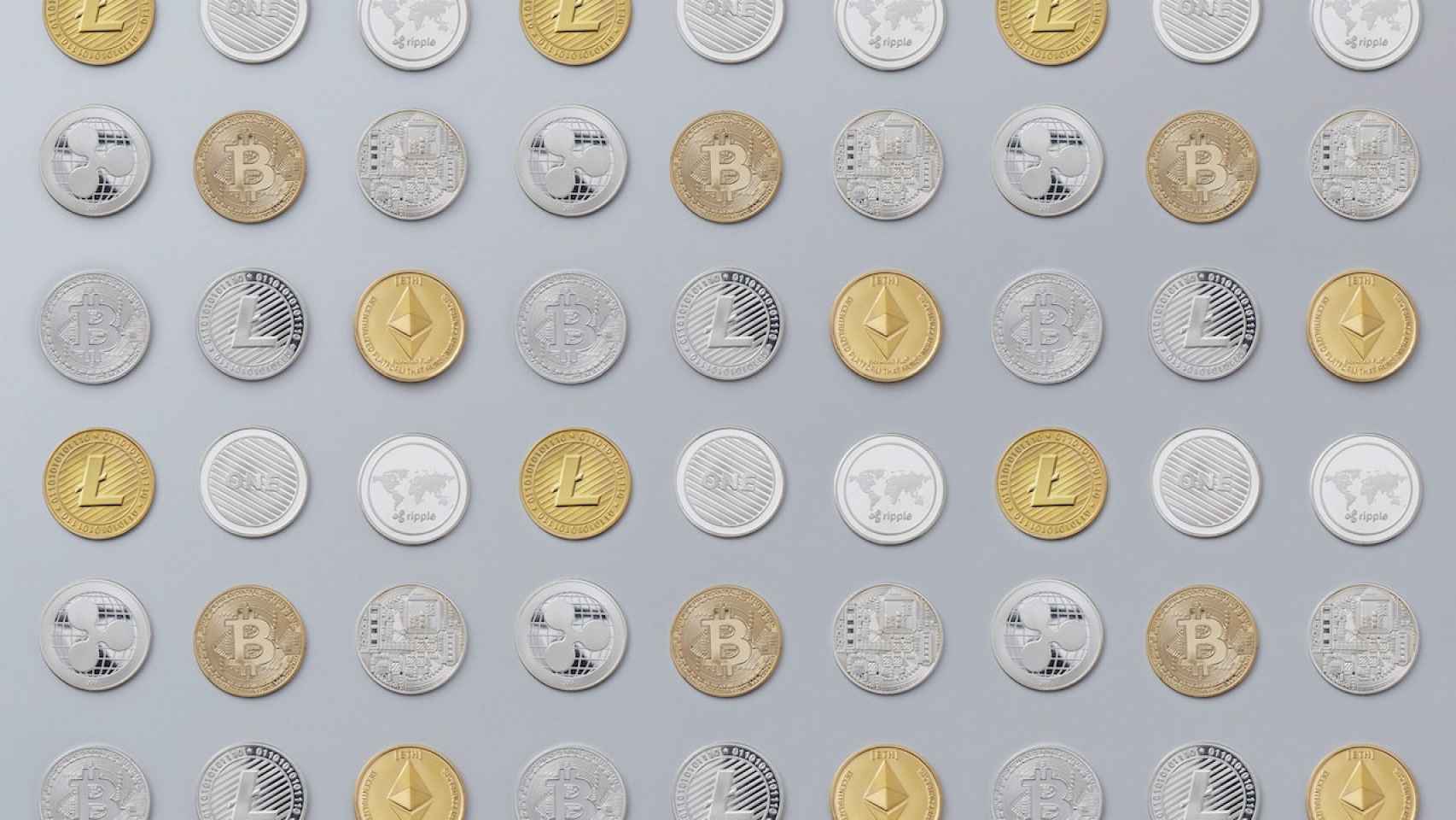 Imagen de varias criptomonedas / PEXELS