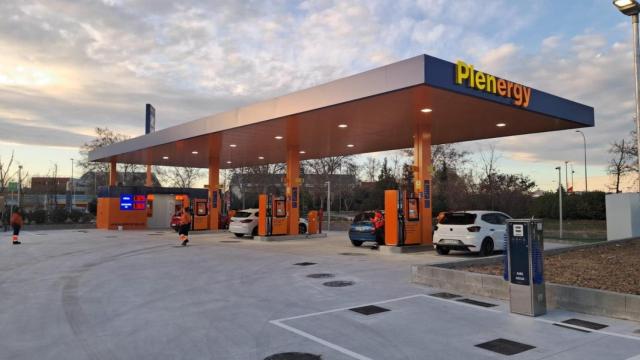 Estación de servicio de Plenergy.