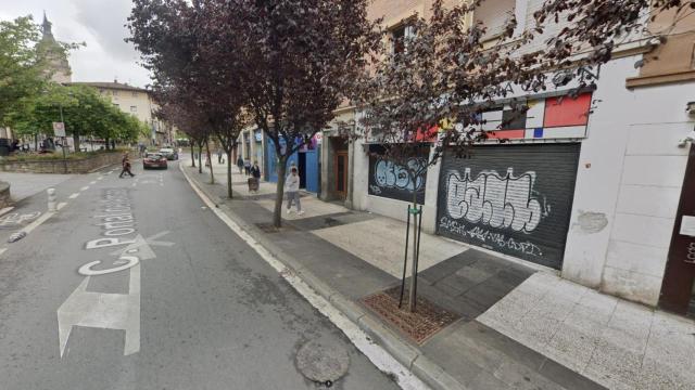 Calle Portal de Arriaga, en Vitoria