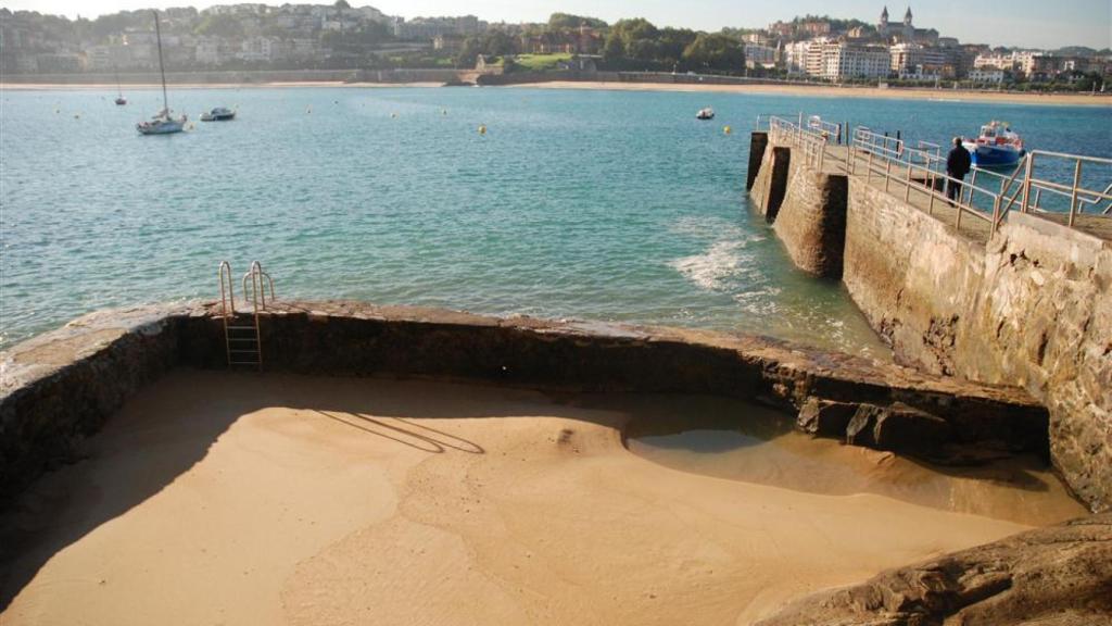 La piscina secreta de San Sebastián.