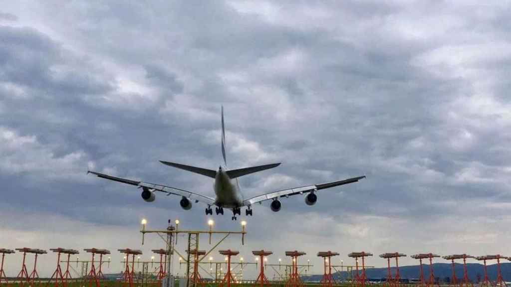 Un avión en una imagen de archivo