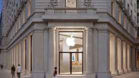 Entrada de la tienda de Apple en paseo de Gràcia, donde los trabajadores irán de nuevo a la huelga / APPLE