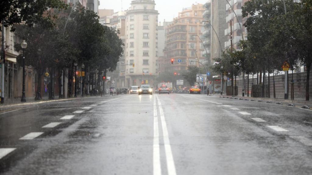 Imagen de archivo lluvias Barcelona
