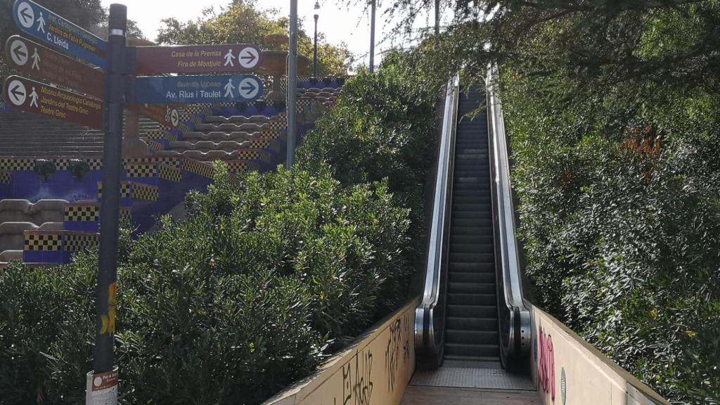Escaleras mecánicas del Parc de Montjuic