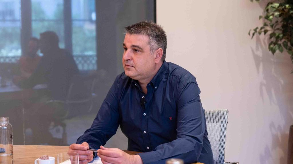 Roger Pallarols durante la entrevista con Metrópoli